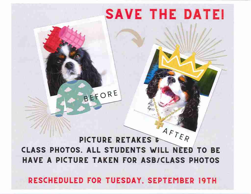 Picture Retakes, Tuesday, September 19th